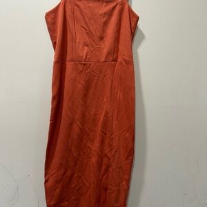 Forever 21 Vibrant Orange Mini Dress